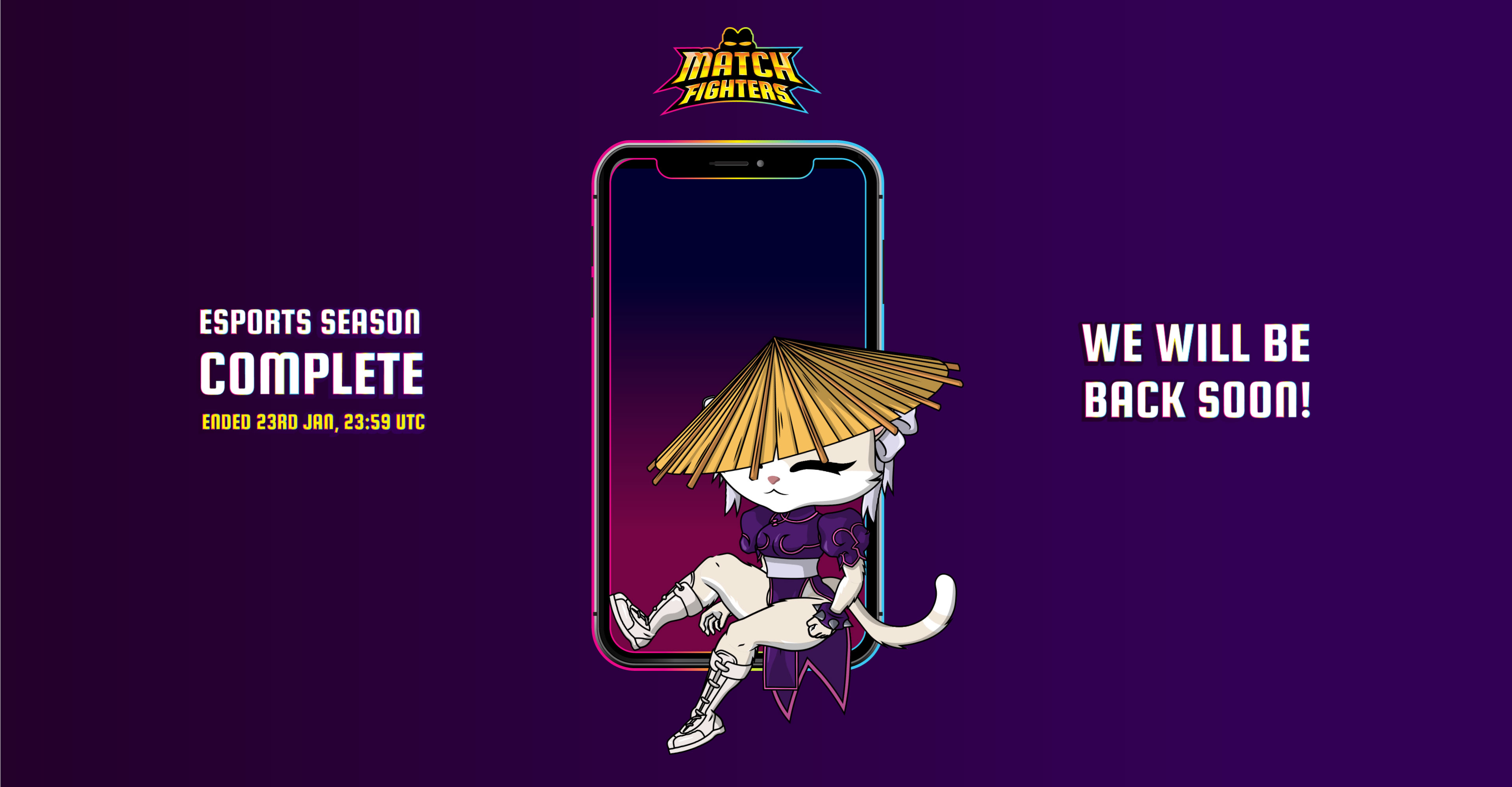 we will be back soon